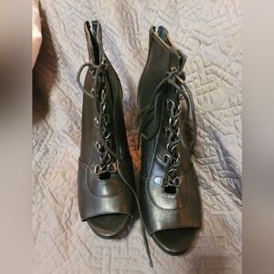 Guess Alysa open toe lace up shoe boots